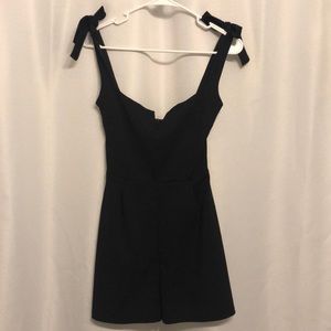 Bershka Tie Shoulder Romper